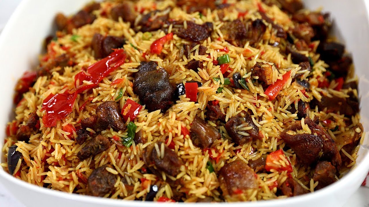 Perfect Goat Meat Fried Rice – Asun Fried Rice : Sisi Jemimah