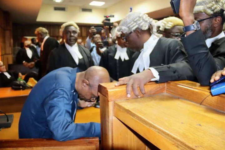 “He has suffered”: Drama as Emefiele Dodges Camera in Court, Video, Photo Cause Reactions