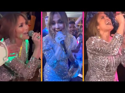 Jennifer Lopez Belts Out I Will Survive During Italian Night Out