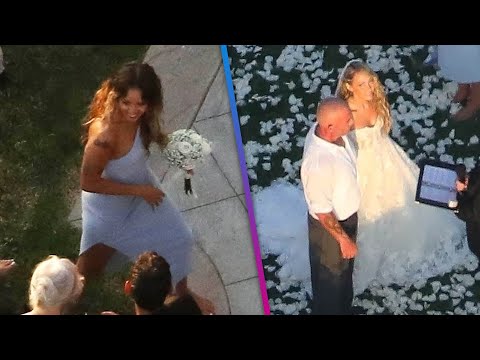 Miley Cyrus All Smiles at Mom Tish and Dominic Purcell’s Malibu Wedding