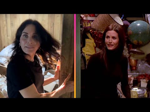 Courteney Cox FREAKS OUT Over Secret Messy Closet in Friends-Inspired Video