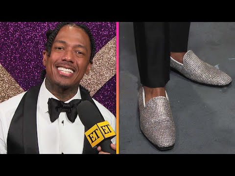 Nick Cannon Celebrates The Masked Singer by Wearing  Million Shoes! (Exclusive)