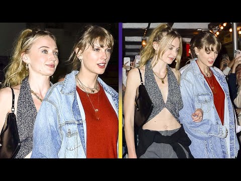 Taylor Swift and Sophie Turner Link Up for Girls’ Night Out!