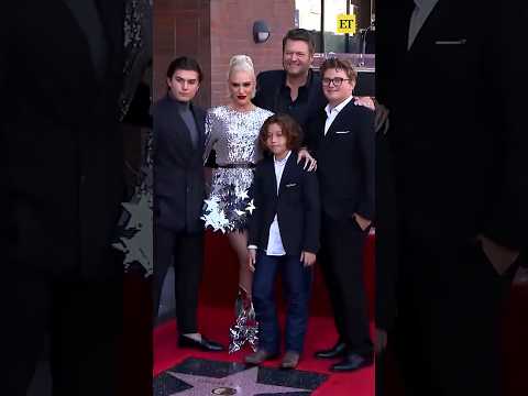 Gwen Stefani’s Sons & Blake Shelton Reveal Her Star on the Walk of Fame #shorts