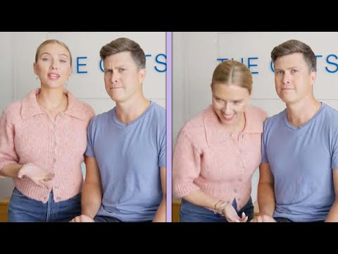 Colin Jost RIBS Scarlett Johansson in Blooper Reel