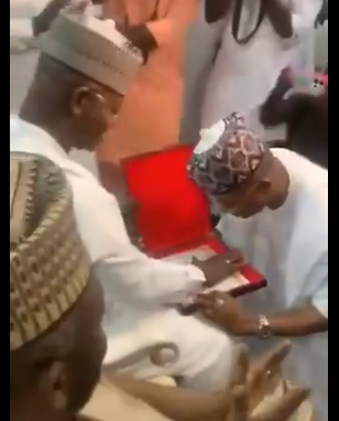 Kogi Governor-Elect, Ododo Kneels To Appreciate Gov Bello [VIDEO]