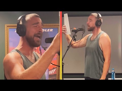 Travis Kelce Shows Off His Singing Skills!