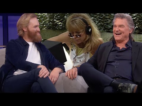 Kurt and Wyatt Russell React to 1997 Family Throwback With Goldie Hawn (Exclusive)