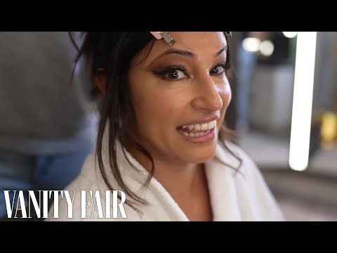 Richa Moorjani gets ready with Vanity Fair for the #Fargo premiere.