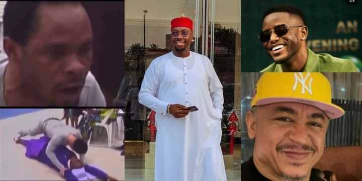 Obi Cubana, Daddy Freeze, Chike, others react to trending video of Odumeje lying on top of woman in church