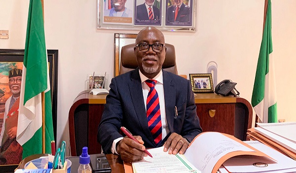 Picture Of Aiyedatiwa Sitting On Akeredolu’s Seat, Signing Document Emerges