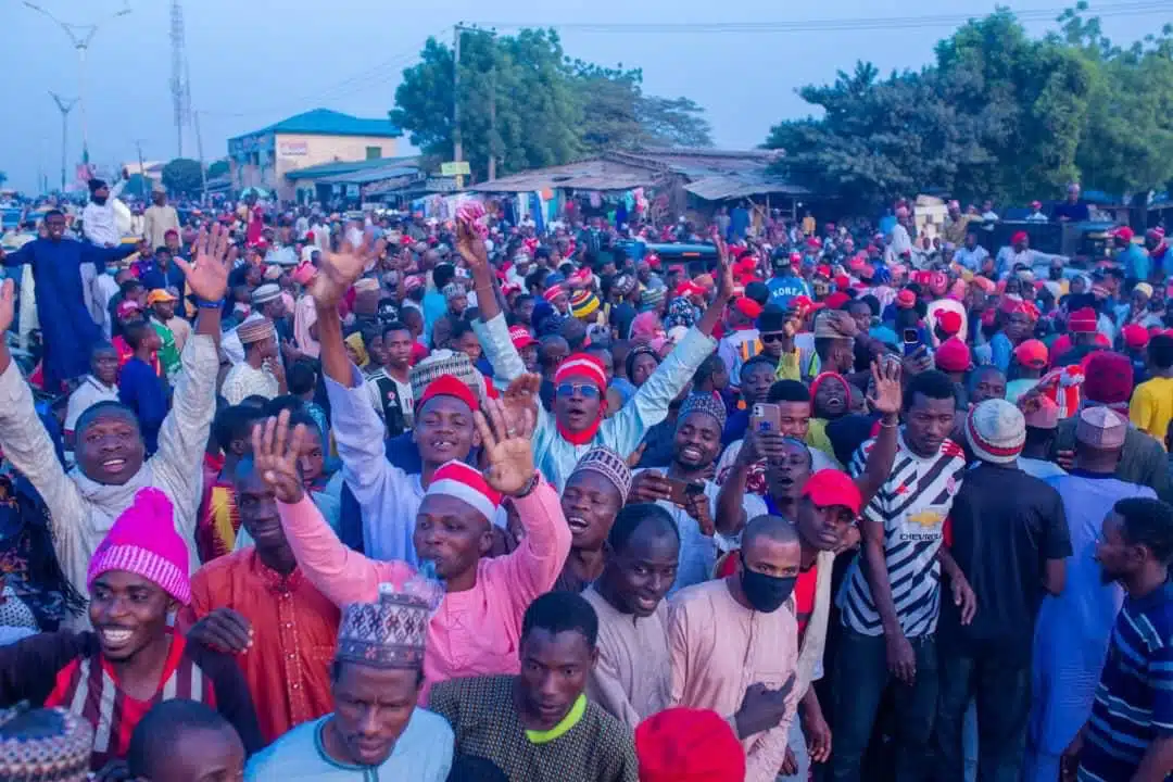 Kano Gov Speaks As Massive Crowd Welcomes Him Back After Supreme Court’s Decision