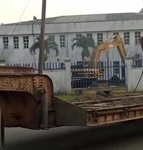 BREAKING: Fubara’s Govt Begins Demolition Of Rivers House Of Assembly (PHOTOS)