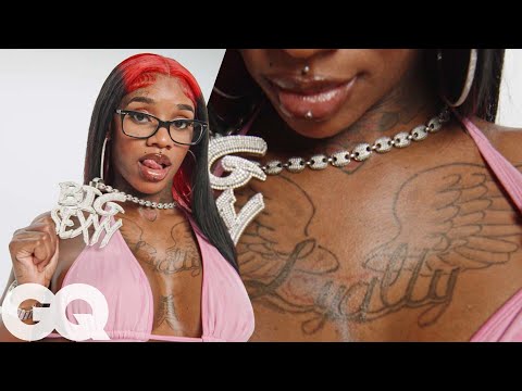 Sexyy Red Shows Off Her Tattoos | GQ