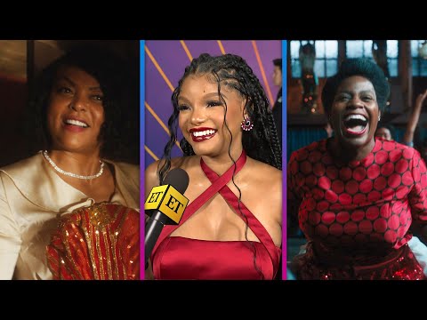 The Color Purple: Halle Bailey on FANGIRLING Over Taraji P. Henson and Fantasia on Set (Exclusive)