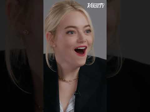 #emmastone and #bradleycooper talk about Wikipedia and death. #actorsonactors