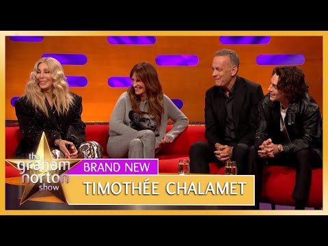 Timothée Chalamet Gets Flustered Over Cher, Tom Hanks & Julia Roberts | The Graham Norton Show