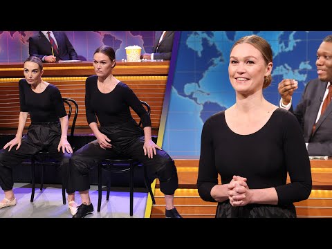 SNL: Watch Julia Stiles RECREATE Save the Last Dance Routine With Chloe Fineman