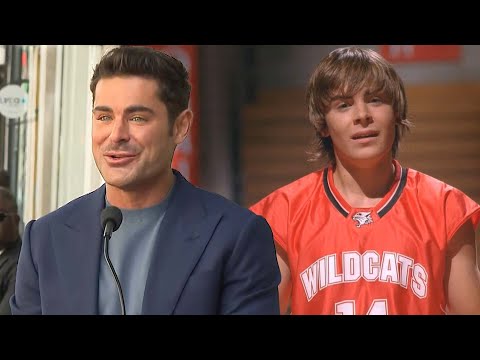 Zac Efron Makes Surprise High School Musical CONFESSION at Walk of Fame Ceremony