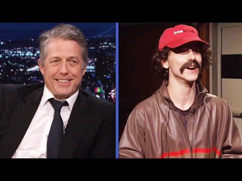 Hugh Grant Roasts Timotheé Chalamet During Unexpected Late-Night Appearance!