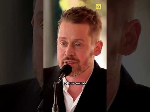 Macaulay Culkin Makes Brenda Song CRY During Walk of Fame Speech 😭🥹 #shorts