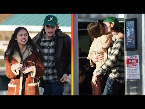 Olivia Rodrigo KISSES Louis Partridge During New York Outing