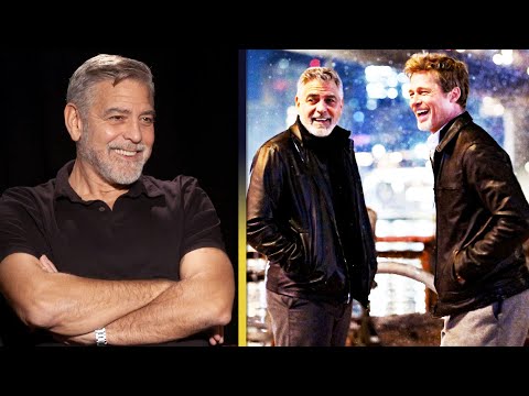 George Clooney Ribs ‘Pretty Boy’ Brad Pitt as He Teases Their Big On-Screen Reunion (Exclusive)