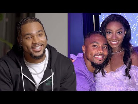 Simone Biles’ Husband Jonathan Owens Says He’s the ‘Catch’ Over Her