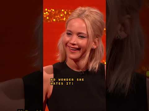 Jennifer Lawrence HATES NYE!😮 #Shorts