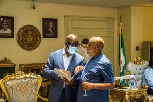 Edo: Obaseki Meets Wike, Moves To End Rift Ahead Of PDP Governorship Primary