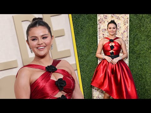 Selena Gomez STUNS in Red at Golden Globes