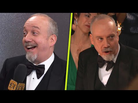 Paul Giamatti SHOCKED By Golden Globes Win (Exclusive)