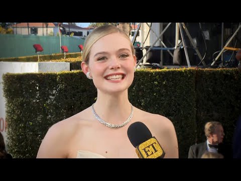 Why Elle Fanning Thinks Bill Hader Is Her Doppelgänger | Golden Globes