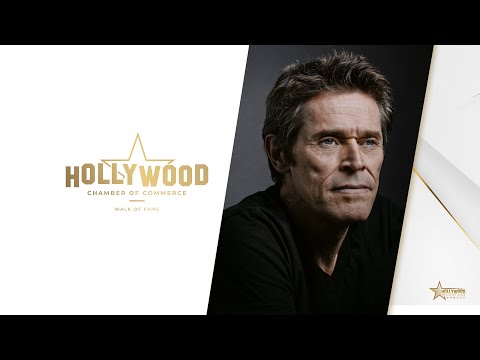 Willem Dafoe Walk of Fame Ceremony