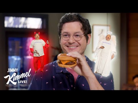 Devil & Angel Guillermo Help Make a Difficult Decision – Sponsored by MyFitnessPal