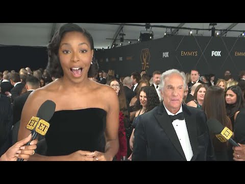 Jessica Williams STARSTRUCK by Henry Winkler Mid-Interview at Emmys! (Exclusive)