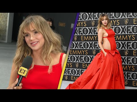 Suki Waterhouse STUNS With Baby Bump on Full Display in Daring Emmys Look (Exclusive)