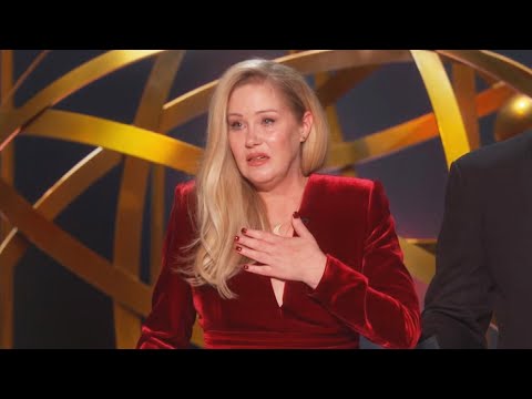 Christina Applegate Gets Standing Ovation at Emmy Awards in Rare Appearance