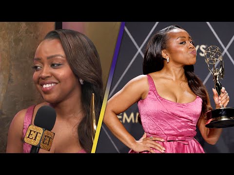 Quinta Brunson REACTS to Her History-Making Emmys Win (Exclusive)