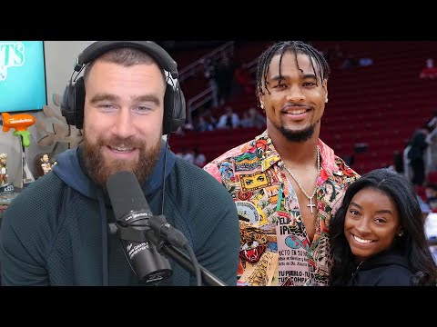 Travis Kelce POKES FUN at Simone Biles’ Husband for ‘Catch’ Comments