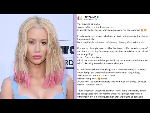 Why Iggy Azalea Is QUITTING MUSIC