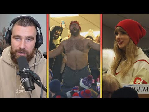 Travis Kelce Reveals Taylor Swift’s Reaction to SHIRTLESS Jason Kelce