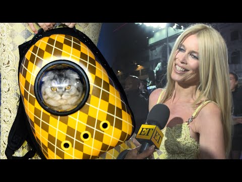 Why Claudia Schiffer Brought HER CAT to Argylle Premiere (Exclusive)