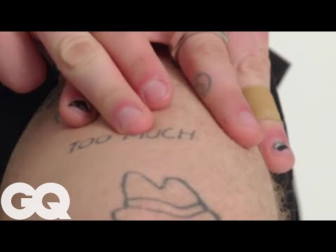 The Kid LAROI got tattooed by Central Cee after they shot “TOO MUCH” music video