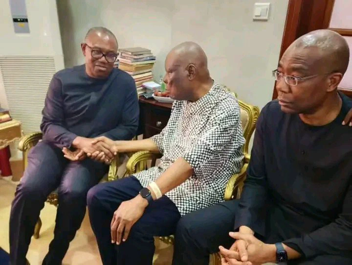 Peter Obi Reacts After He Visited The Families Of Wigwe & Ogunbanjo Who Died In A Helicopter Crash