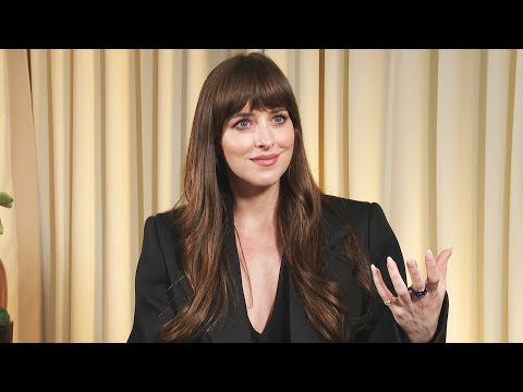 Dakota Johnson Reacts to Earthquake INTERRUPTING Madame Web Interview (Exclusive)