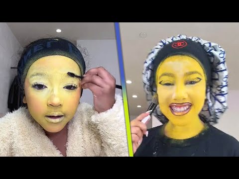 Chicago West RECREATES Big Sis North’s WILD Makeup Look