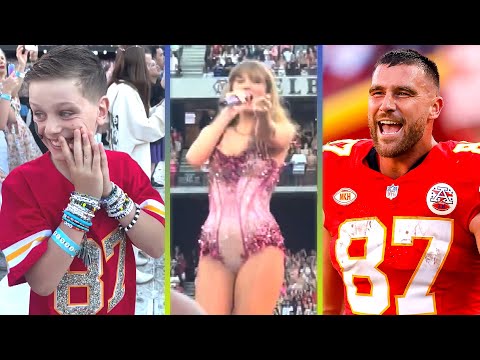 Taylor Swift Reacts to Fans Rocking BEJEWELED Travis Kelce Jerseys