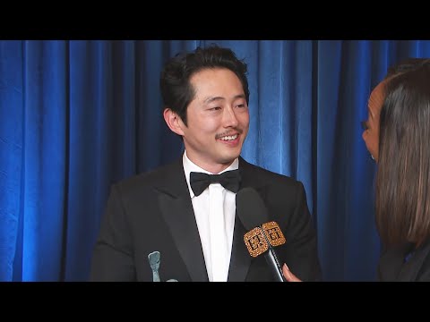 Steven Yeun Reacts to BEEF Sweep After SAG Win (Exclusive)