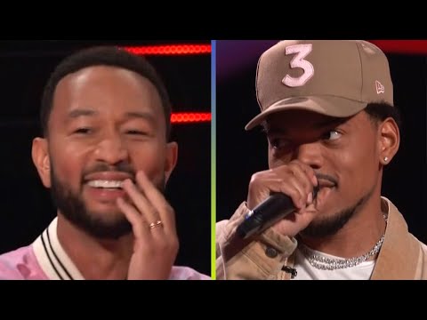 The Voice: Chance the Rapper OUT-SINGS John Legend on His Own Song!